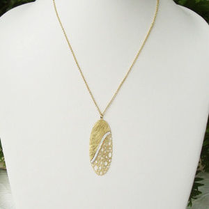 14k Gold Plated Pendant Necklace